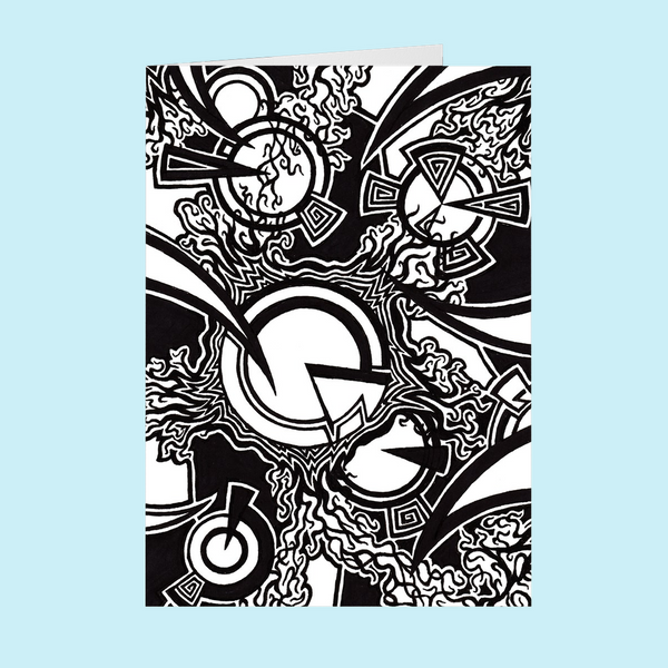 Pen and Ink Dense Abstraction #6