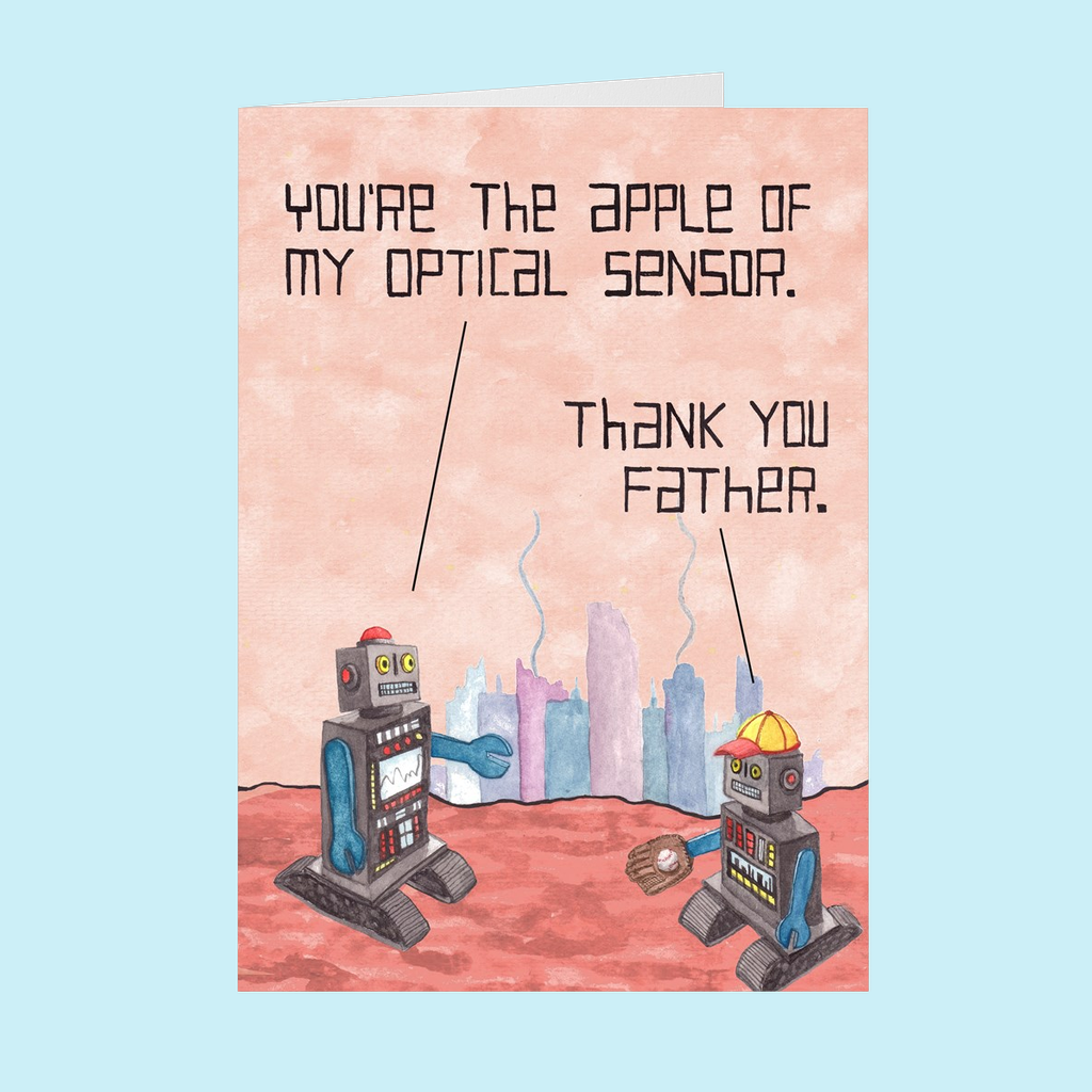 Apple of My Sensor (Father's Day Card)