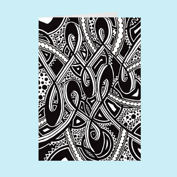 Pen and Ink Dense Abstraction #8